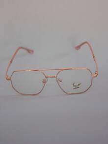 AMIA Women's Metal Eyeglass Frame MOD 72805 - 乾枯玫瑰色 - 查看 3