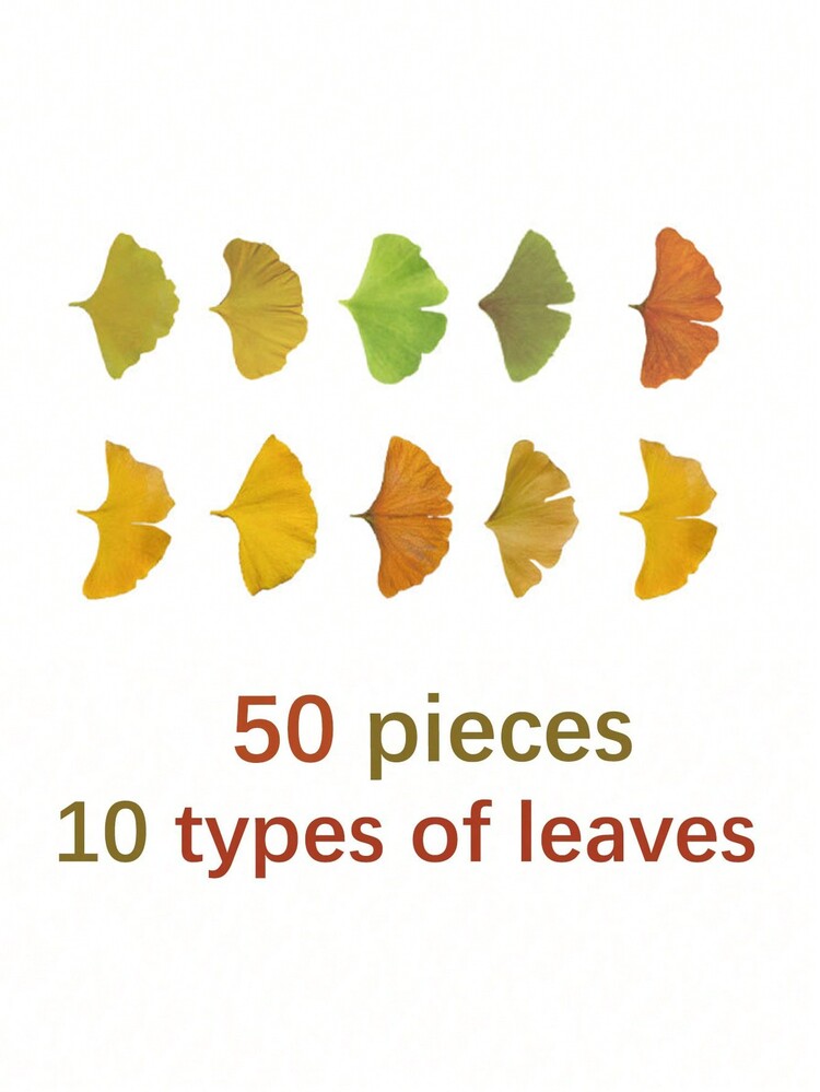 50pcs/Roll Fallen Leaves Series Tape Autumn Decorative Adhesive Tape Masking Washi Tape, DIY Scrapbooking Sticker Label Decorative Stickers, Card Making, Arts And Crafts Projects - Multicolor - View 15