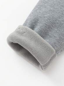 Balabala 年轻女孩打底裤蝴蝶结裤 - 灰色 - 查看 6