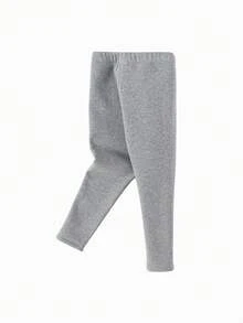 Balabala 年轻女孩打底裤蝴蝶结裤 - 灰色 - 查看 2