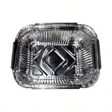 WISDOM 1/1.5/2.25LB Oblong Foil Take Out Container 500pack/Box - Disposable Aluminum Food Storage And Catering - 1LB-長方形 500個 - 查看 3