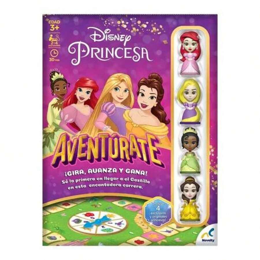 Disney Juego De Mesa - Aventúrate Princesas - Multicolor - Ver 1