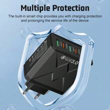 2USB+2PD 兼容 15 充电器超快速充电 iPad 充电器 USB C 壁式充电器快速充电兼容 16 15 14 13 12 11 Pro Max XS X SE2022 iPad,Android 手机壁挂式适用于办公室、学校、宿舍和家庭,超快速充电器兼容 ,旅行充电器插头,快速充电,送给家人、朋友、孩子、生日、圣诞节、冬季的礼物,适合旅行、办公室、宿舍和家庭多端口,适配器 Nan - 查看 11