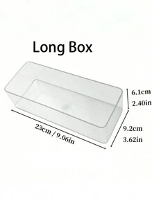 1pc Nail Art Display Case, Transparent Sealed Storage Box For Nail Polish, Nail Art Collection And Organization - Transparent - View 13