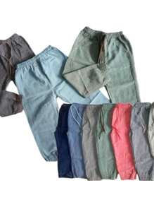 Boys' Lightweight Denim Pants Boys' Joggers - Đỏ - Xem 5