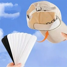 10/20/30/50件帽子隐形吸汗内衬夏季棒球帽防脏吸汗防汗带帽子尺码减码条贴 - 均碼 - 查看 1