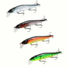 1 件 3 钩仿生诱饵塑料模型诱饵，远距离投掷小鱼鲈鱼蛇头鱼诱饵，海水钓鱼仿生诱饵，钓鱼装备，钓鱼配件 - 彩色 - 查看 2