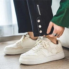 Men's Shoes, Sports And Casual Shoes, Men's Shoes,Walking Shoes,Versatile Men's Shoes, Campus Student Board Shoes, Suitable For Men's Outdoor Activities - 白色 - 查看 11