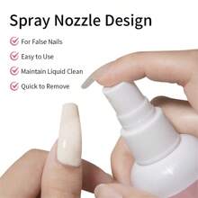 RS NAIL RS NAIL 100ml  Nail Glue Remover For Press On Nails False Nail Tips Solid Adhesives Gel Remover Can't Remove Gel-Base Glue Or Gel Nail Polish Quickly Remove Glue Without Damaging The Nails