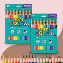 Multicolor Colored Pencils For Coloring Painting Drawing School Supplies - Choose Your Kit - 2 聯合國多色 36 - 查看 1