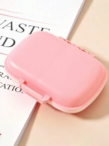 旅行用便携式药盒防潮药丸整理器可重复使用药盒男女药品计划器日常口袋药盒可容纳维生素药品和补充剂家庭旅行必备配件户外办公室返校 - 彩色 - 查看 14