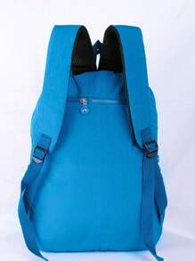 Large Backpack 5 Compartments Durable Travel Gym Work College - Royal Blue - View 3