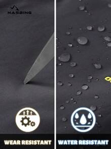 NASBING Women's Winter Thermal Lined Pants Waterproof Windproof Ripstop Softshell Warm 4-Way Stretch Zip-Fly Side Elastic Waist 2 Secure Zipper Pockets Snow Ski Pants Hiking Camping Outdoor Sport - 深灰色 - 查看 5
