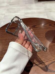 简易亚克力透明手机壳适用于 17 Pro Max/17 Pro/17 Air/17/16 Pro Max/16/16 Pro/16 Plus/11/15/15 Pro/15 Pro Max/12/13/14 Pro Max/XS/XR/11 Pro/11 Pro Max/12 Pro/12 Pro Max/13 Pro/13 Pro Max/7 Plus/14 Pro/14 Pro Max/14 Plus/7 Plus/8 Plus/8/SE2/12 Mini/13 Mini，耐用且抗黄变的硬壳 - 銀色 - 查看 8