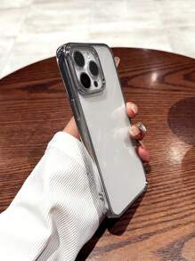 简易亚克力透明手机壳适用于 17 Pro Max/17 Pro/17 Air/17/16 Pro Max/16/16 Pro/16 Plus/11/15/15 Pro/15 Pro Max/12/13/14 Pro Max/XS/XR/11 Pro/11 Pro Max/12 Pro/12 Pro Max/13 Pro/13 Pro Max/7 Plus/14 Pro/14 Pro Max/14 Plus/7 Plus/8 Plus/8/SE2/12 Mini/13 Mini，耐用且抗黄变的硬壳 - 銀色 - 查看 9