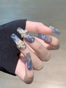 klimonla 20pcs Nail Tool Round Magnet Bead Strong Multi Functional Magnet Stone Water Ripple Cat Eye Nail Special - Silver - View 7