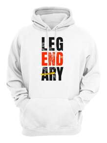 Men's Legendary Printed Sweatshirt Casual Cold Weather Top - trắng - Xem 1