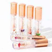 Advanced 6 Kinds Of Floral Moisturizing Lip Oil Serum, Anti-Dryness, Cracking, Repair, Lip Exfoliation, Lip Line Brightening - #03 - Xem 4