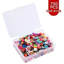 粘土珠友谊手链制作套件，24 种颜色 Kandi Preppy 粘土珠 A-Z 字母珠数字珠和饰品套件完整友谊珠宝制作套件 DIY 工艺品礼物送给青少年