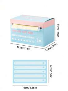 1 Set Of 70pcs Creative Box Lift Sticky Notes, Student Memo Message Stickers, Diary Classification Index Labels - Multicolor - View 9