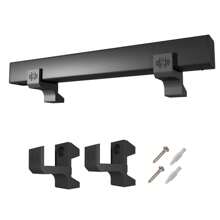 Base Soporte Para Barra De Sonido Ajustable De Pared Bocina Entre 6 y 10 Centímetros de Ancho - Negro - Ver 1
