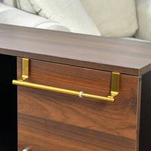 Keidason 1 件双层不锈钢毛巾杆悬挂式可调节长度毛巾架浴室柜门挂式毛巾架洗碗布收纳架悬挂式毛巾杆不锈钢门后毛巾收纳架免打孔毛巾挂