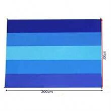 大号格子沙滩垫，便携式野餐垫，适合海滩、露营、野餐等户外活动 - 彩色 - 查看 13