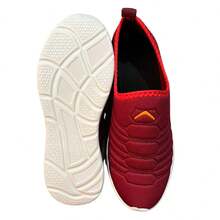 Easy-On Half-Shoe Sneakers For Adults, Sports, Lightweight, Non-Slip, Soft, Comfortable Sole - Màu Đỏ Sâu - Xem 4