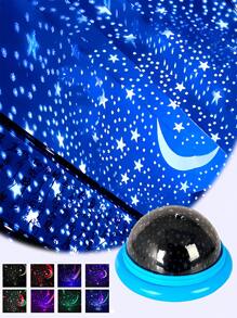 1 件 LED 星空 UFO 夜灯、睡眠投影仪灯、7 色氛围灯投影仪，适用于家居装饰、客厅、节日装饰、墙壁装饰、露营、生日派对 - 彩色 - 查看 6