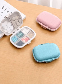 2Pcs/1Pc Travel Pill Box, Portable Medicine Organizer For Camping & Hiking - 8 Compartments, Pocket-Sized, Secure Storage For Daily Doses, Vitamins And Supplements, Easy To Carry And Use Travel Essentials, Travel Organizer For Beach, Summer Vacation Back To School School Supplies Holiday Holiday Essentials Accessories Mini Perfume For Women Perfume For Men Perfume Bottle - Multicolor - View 3