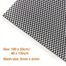 Universal Honeycomb Mesh Black Car Bumper Grill Net Vent Racing Grille - Black - View 2