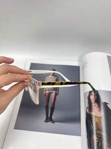 Women's Square Eyeglass Frame BR7050 - Rượu sâm banh - Xem 3