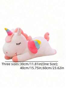 1 pezzo Unicorno arcobaleno super carino e super morbido, un regalo incantevole per i bambini per festival e compleanni, unicorno arcobaleno, Squish Mallow festa, peluche unicorno