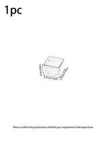 1/7 szt. Wielofunkcyjny modułowy organizer szuflady na toaletkę, przezroczyste plastikowe pudełko do przechowywania kosmetyków na pędzle, biżuterię, szminki, narzędzia do makijażu - Przezroczysty - Zobacz 13