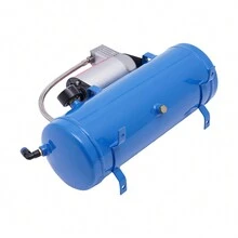 100PSI Air Compressor W/ 6L/1.6 Gallons Tank For Air Horn Truck RV Tire 6Bar 12V - Blue - View 7