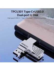 Lenovo Thinkplus USB 3.2 32GB PenDrive 64GB 128GB 256GB USB Flash Drive Memory Stick USB 3.2 For Phone Laptop Or Higher Version - Silver - View 6