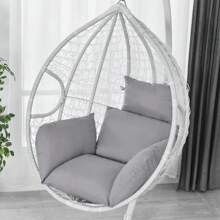 Thick Swing Chair Cushion, Soft Hammock Seat Pad, Breathable Hanging Egg Chair Pillow, Indoor/Outdoor Cozy Lounger Pad, Removable & Washable - Grey - View 5