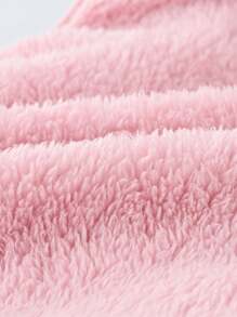 3pcs/Set Young Girl Cute Sports Casual Sweet Lady Academy Comfy Fuzzy Turtleneck Warm Windbreak Vest Outfits, Spring Autumn Winter - Multicolor - View 8