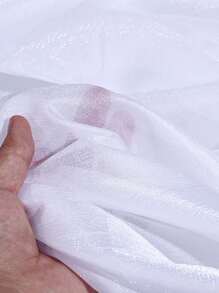 1 pieza de tela de gasa con textura de meteoro brillante, textura de corteza, para ropa DIY, tela de fondo decorativo - Multicolor - Ver 4