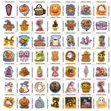 Dekoracja na Halloween 50 sztuk Halloween Zabawa Graffiti Naklejki na Imprezę Do Dekorowania Komputera Biurko Kask Deskorolka Gitara Butelka Walizka Notatnik Księga Mogą Być Naklejki DIY Naklejki Samoprzylepne