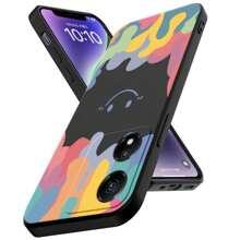 Anti-Fall TPU Case For  Honor X5 PLUS + Rope - 黑色 - 查看 1