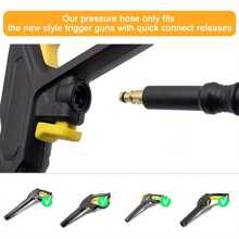 Pressure Washer Hose Click Trigger Click Type Plug Quick Connector High Pressure Replacement Hose 15m For Karcher K Series K2 K3 K4 K5 K7 Tools - Variant1 - View 5