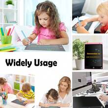LCD Writing Tablet, 8.5 Inch / 6.5 Inch / 10 Inch / 12 Inch Colorful Doodle Drawing Board, Erasable And Reusable Electronic Drawing Board For Kids; Portable Educational Toy For 3, 4, 5, 6 Years Old Boys And Girls, Early Learning Gift, Random Style - Light Pink Monochrome Handwriting - View 7