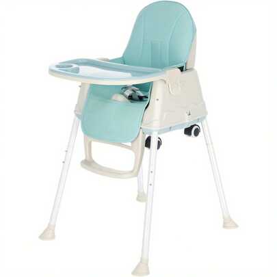 High 3 In 1 Feeding Dining Table Seat Chair Adjustable High Chair With Tray Cup Holder  50*60*87.5cm
