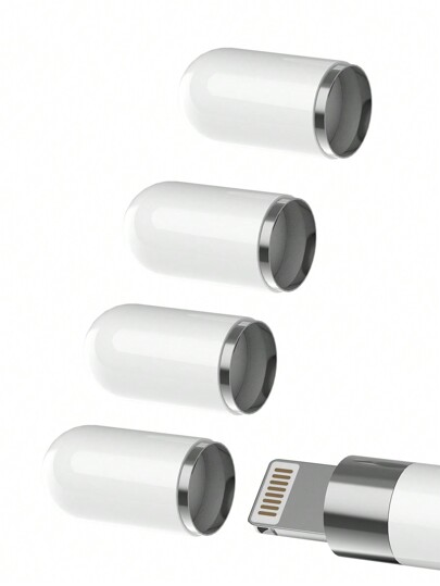 2/3/4 paquetes de tapa magnética de repuesto y puntas de lápiz de repuesto compatibles con el Apple iPad Pencil de 1ra generación, regalos para madres, familia, amigos, cumpleaños, accesorios de bolígrafo para días festivos