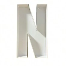 0-9 26个字母 10英寸/25厘米 可重复使用纸板盒托盘展示架，适用于零食、蛋糕棒棒糖、糖果、熟食盒、定制熟食字母（可填充），适用于单人派对、2026毕业季、酒吧和KTV氛围、婚礼、生日派对、新年夜、母亲节、复活节、单身派对、万圣节、圣诞节、BOO、XMAS - 彩色 - 查看 24