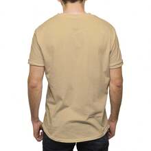 Men's 100% Cotton T-Shirt With Never Even Seen Phrase Printed New Blouse - 米色 - 查看 2