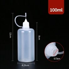 5 PCS Spiked Bottle Squeeze Plastic Bottle Syringe Bottle L 5/10/15/20/30/50/100/120ml Liquid Dispensing Bottle Drip Bottle Dispensing Jug Home Bathroom Decor Fall Decor Back To School - Multicolor - View 9