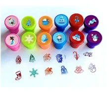 12 Con dấu hình bông tuyết Giáng sinh, Con dấu trang trí tặng giáo viên, Sổ tay, Con dấu quà tặng - Nhiều màu - Xem 5