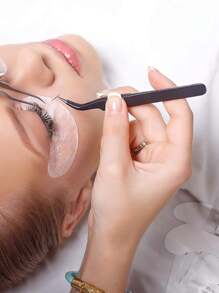 100pcs/Set Eyelash Extension Gel Pads, Eyelash Extension Tools, Makeup (100/50/20/10 Pairs) - White - View 4